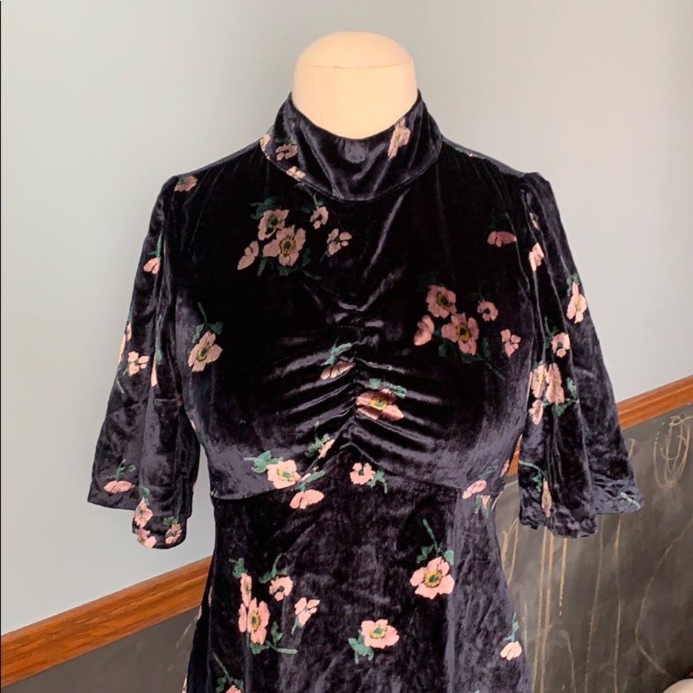 Free people velvet dress-NWT
